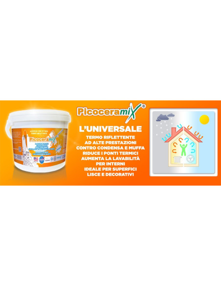 Picoceramix: migliora l’isolamento con la tua pittura Picoceramix: migliora l’isolamento con la tua pittura