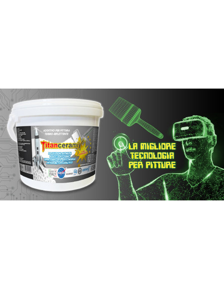 TitanceramiX – Additivo Termoriflettente contro formazione della muffa TitanceramiX – Additivo Termoriflettente contro formazione della muffa