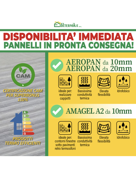 Aeropan® Isolamento Termico Nanotecnologico ad alte prestazioni