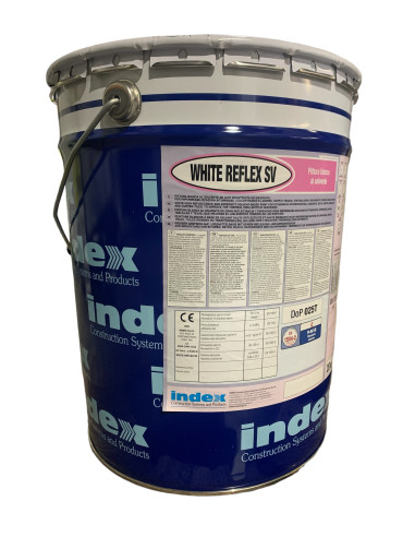 Pittura vernice bianca ultrariflettente ideale per fotovoltaico - White Reflex SV Index
