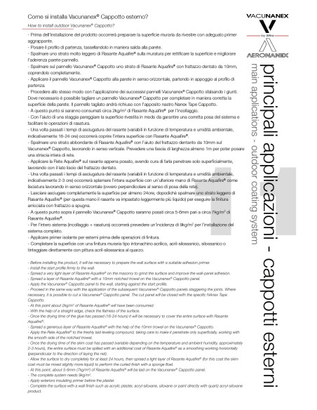 Come si applica Vacunanex Cappotto, pagina 2 Come si applica Vacunanex Cappotto, pagina 2