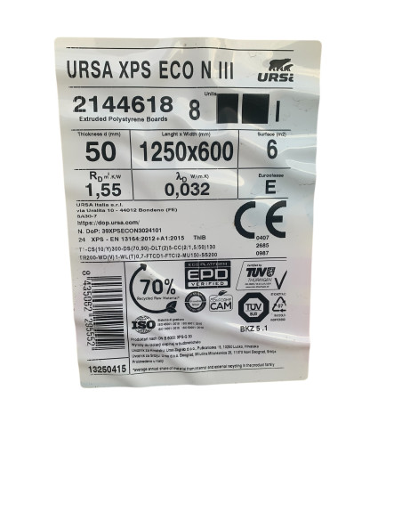 Pannelli URSA XPS ECO per isolamento termico