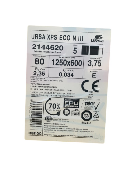 Pannelli URSA XPS ECO per isolamento termico