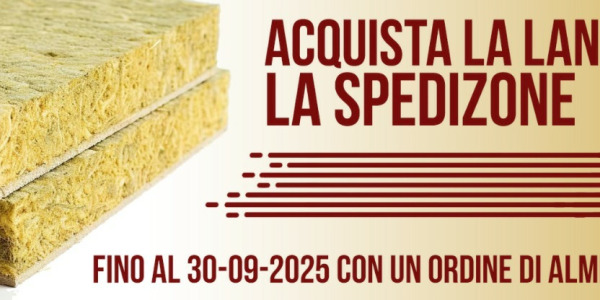 La lana di roccia, il miglior isolante Termico e Acustico: Spedizione Gratuita su Isolantionline fino al 30 Settembre